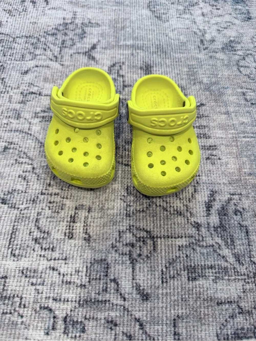 CROCS Kids Neon Yellow Classic Clog